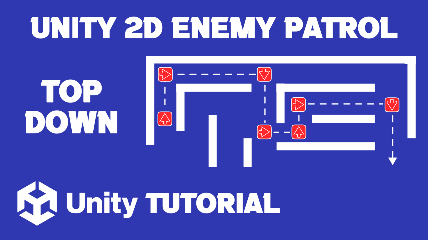 unity 2d enemy patrol top down unity 2d top down enemy movement