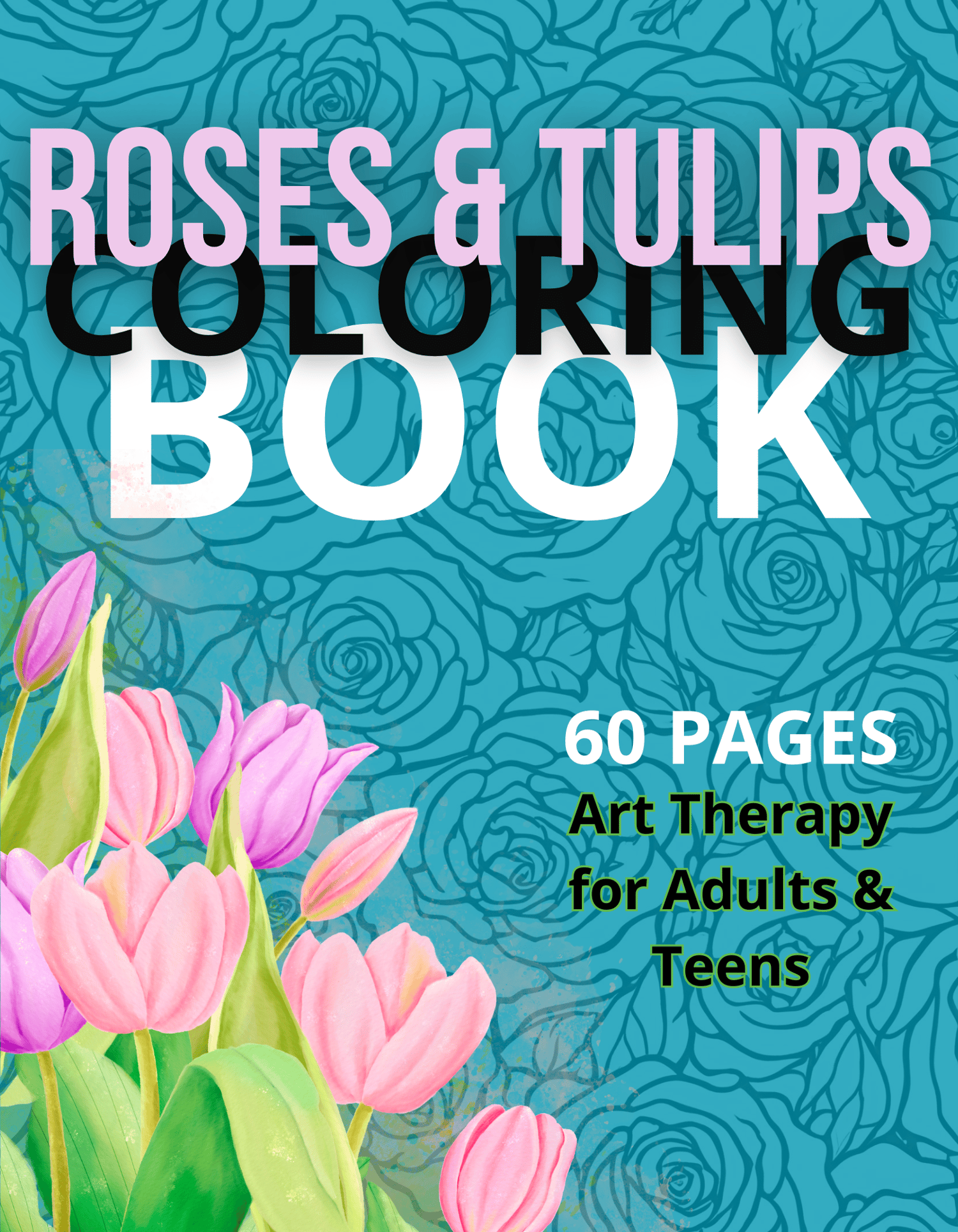 Relax, create, and reconnect with nature through this beautiful botanical coloring book designed for adults and teens. The Roses & Tulips Coloring Book features 60 high-quality floral pages that combine elegance and therapeutic coloring in one printable P