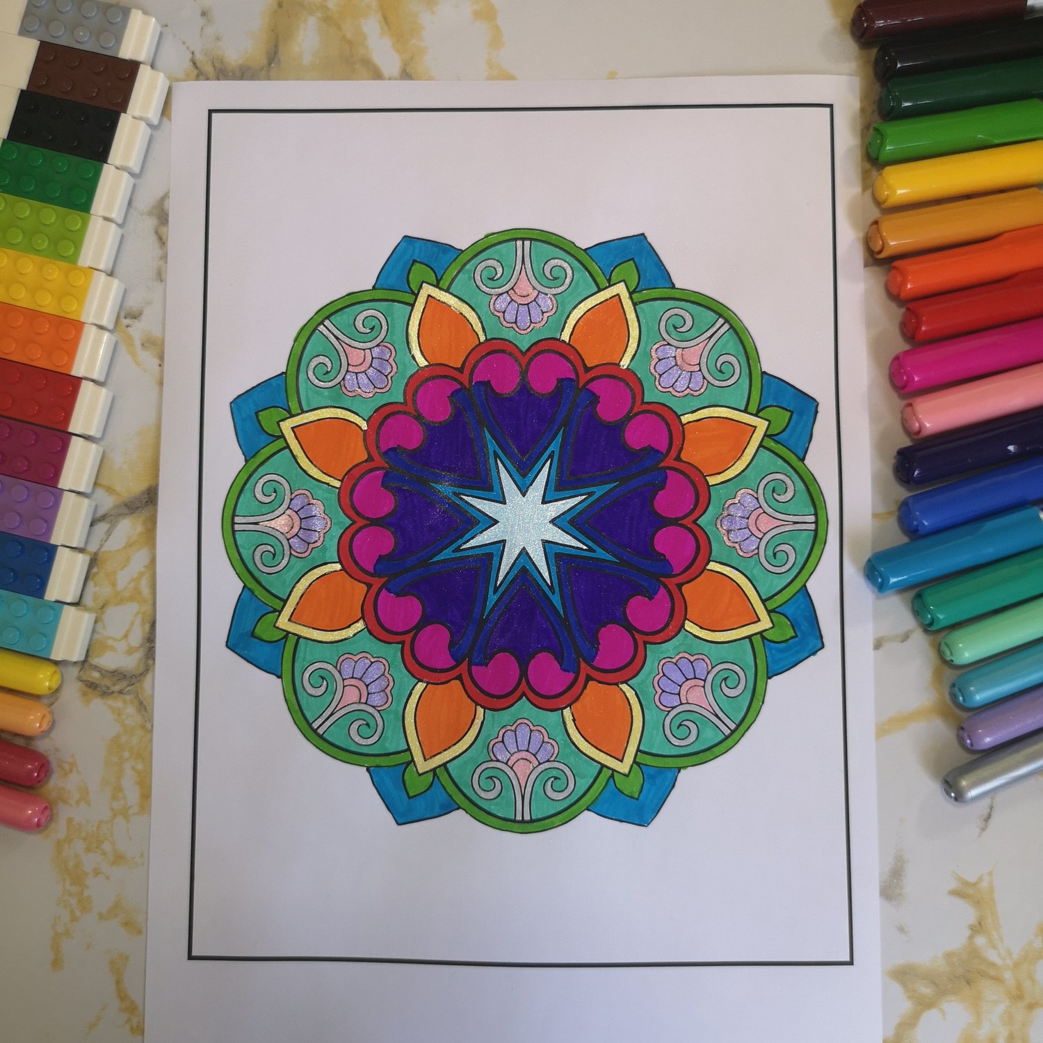 100 mandala Coloring Book mandala Images for Adult Coloring Pages Pattern printable coloring book gift for adult PDF download PNG