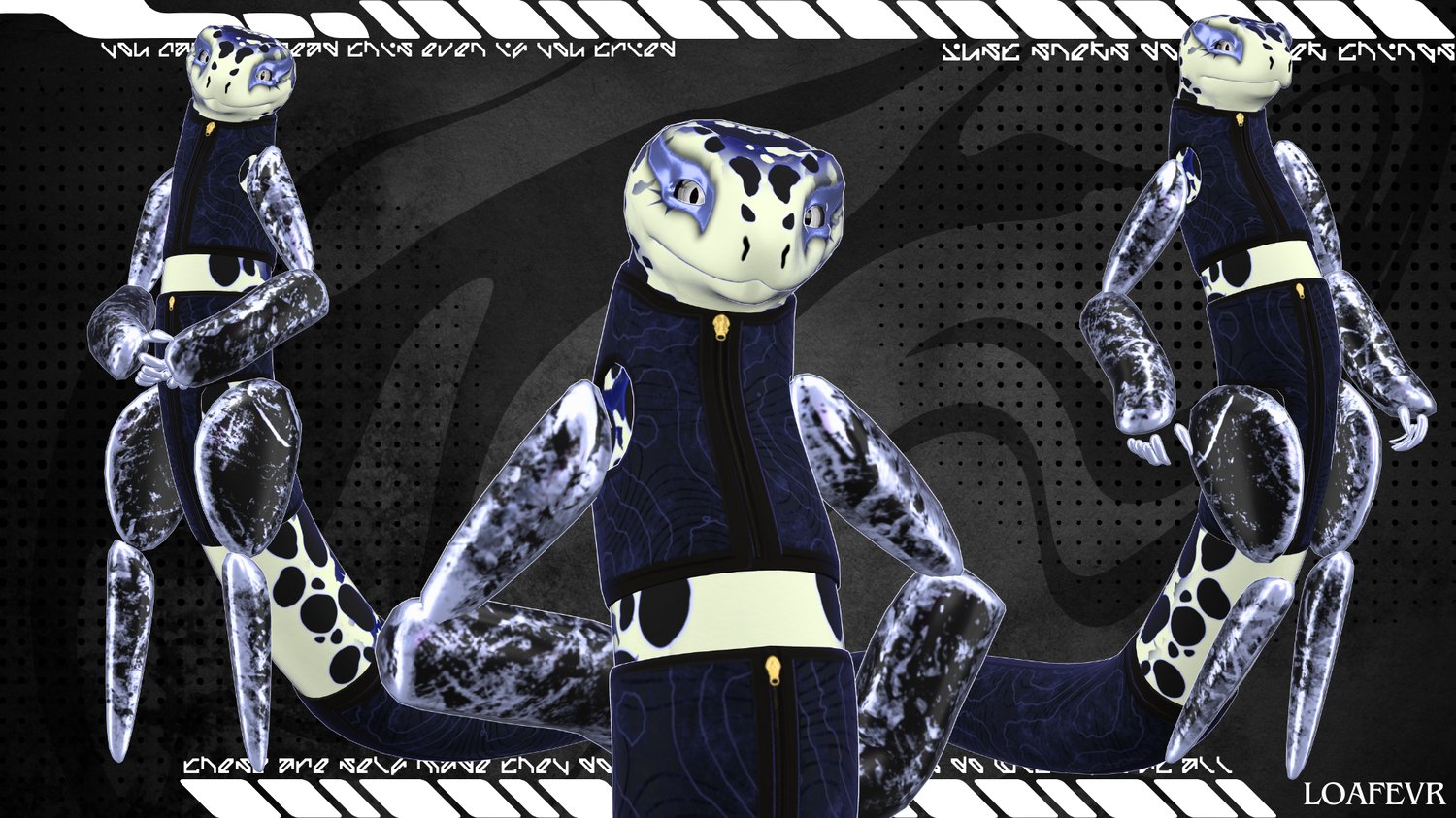 Snek the Cybernetic Snake Avatar Vrchat 3.0 [PC] & [Quest]