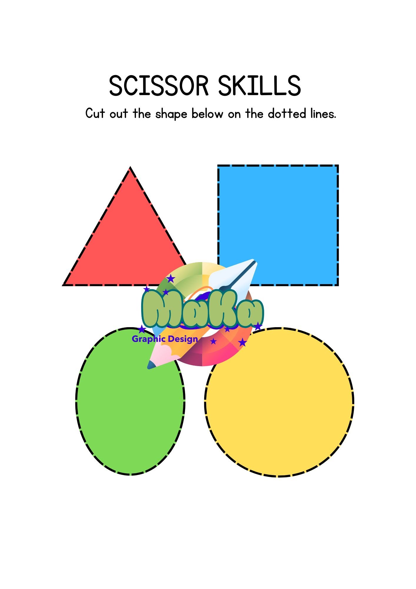 Scissor Skills (18 PDF Pages)