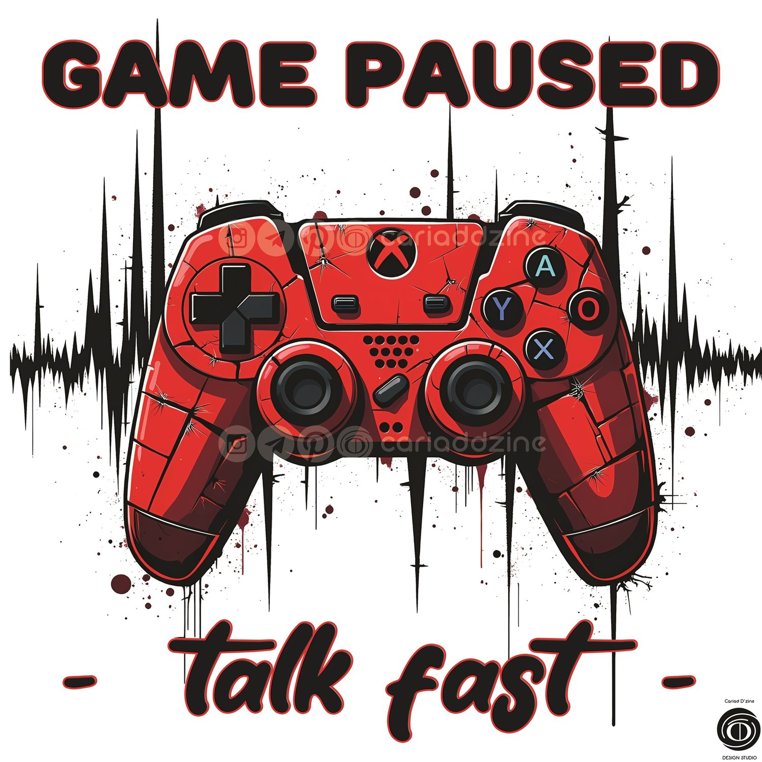 video game art, gaming humor, graphic design, retro gaming, Cariad Dzine design