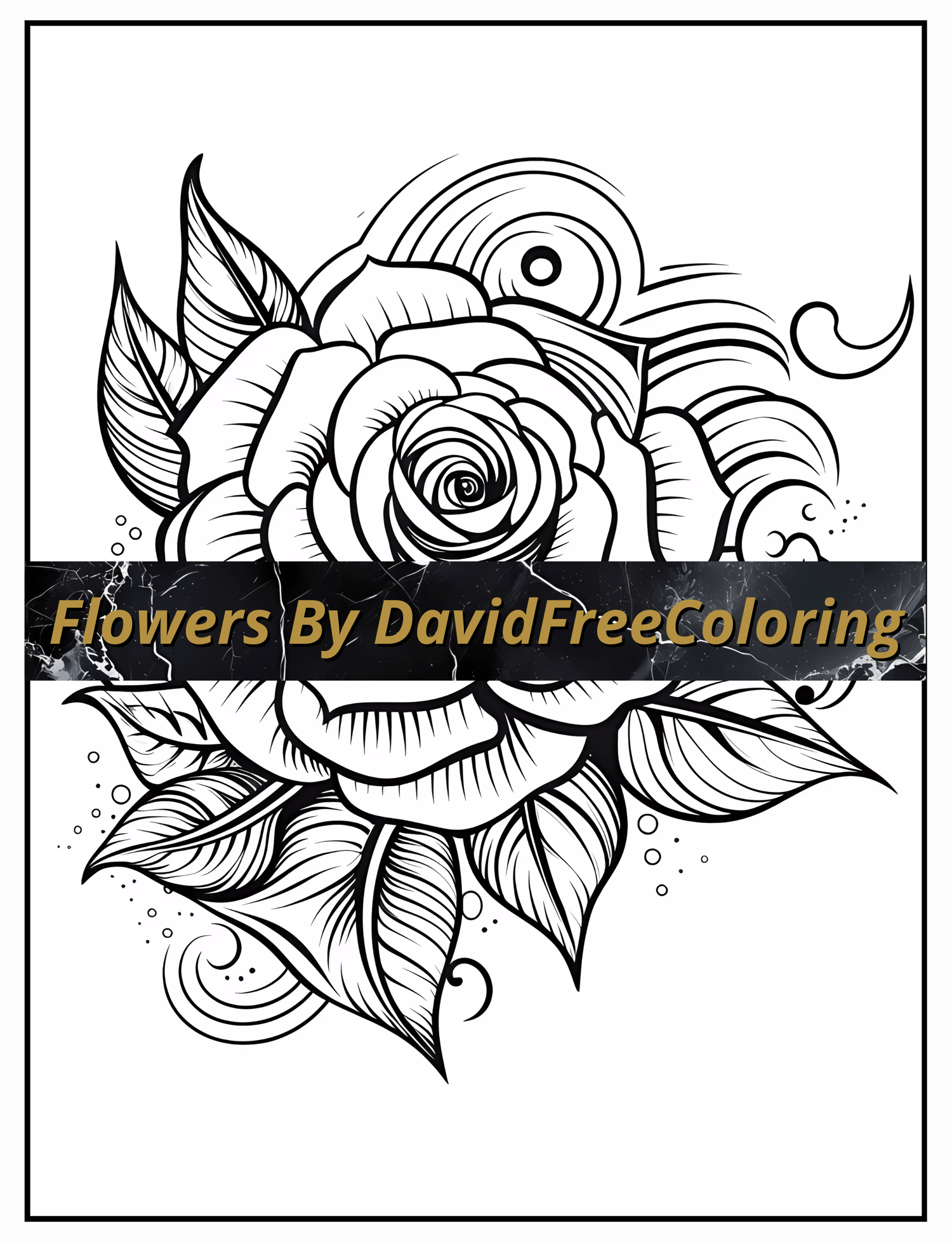 Flowers Coloring Book Blooming Flowers Image for Adult Coloring Pages Flowers printable coloring book gift for adult PDF download PNG