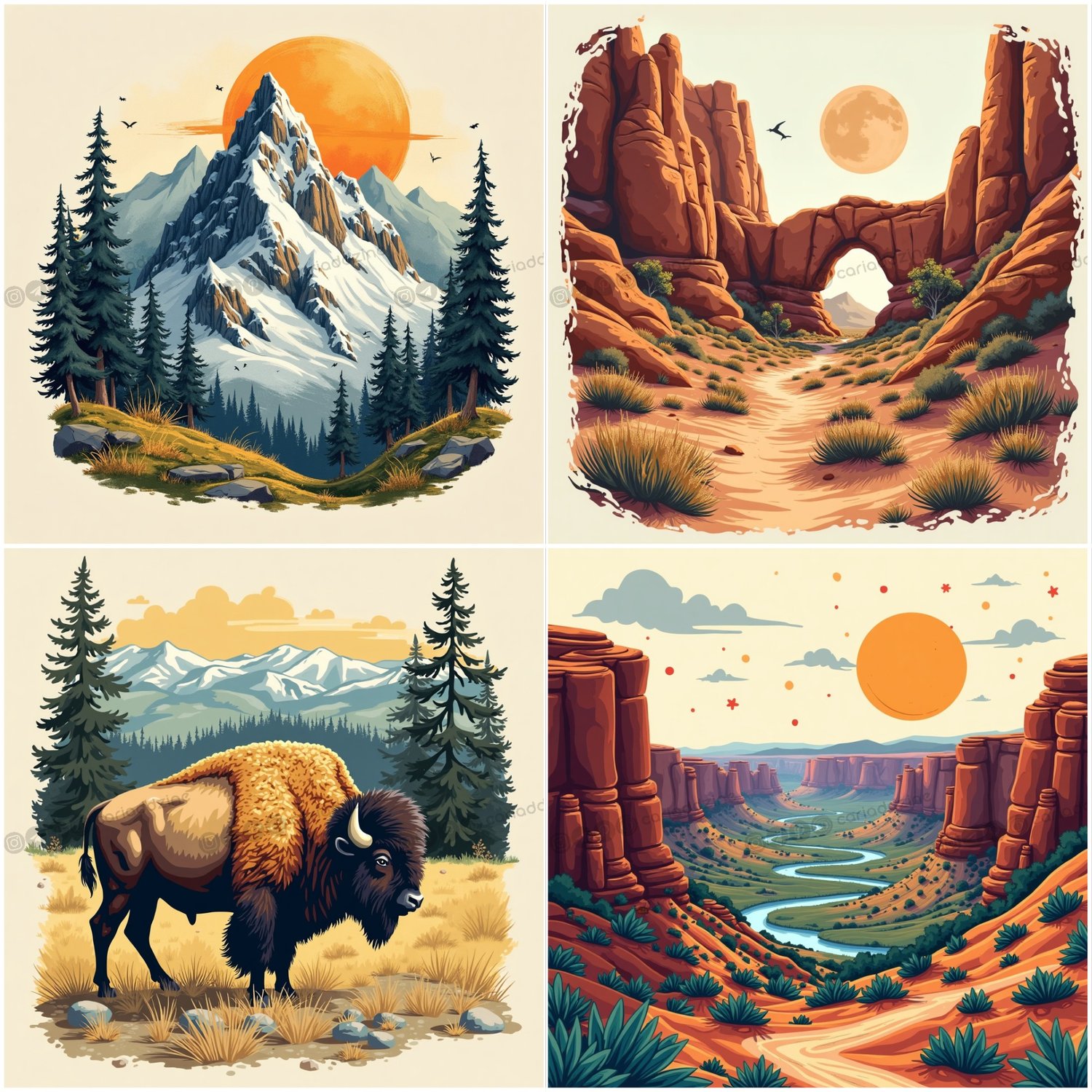 nature art, landscape photography, mountains, deserts, wildlife art, canyon scenes, outdoor decor, natural beauty, Cariad Dzine design