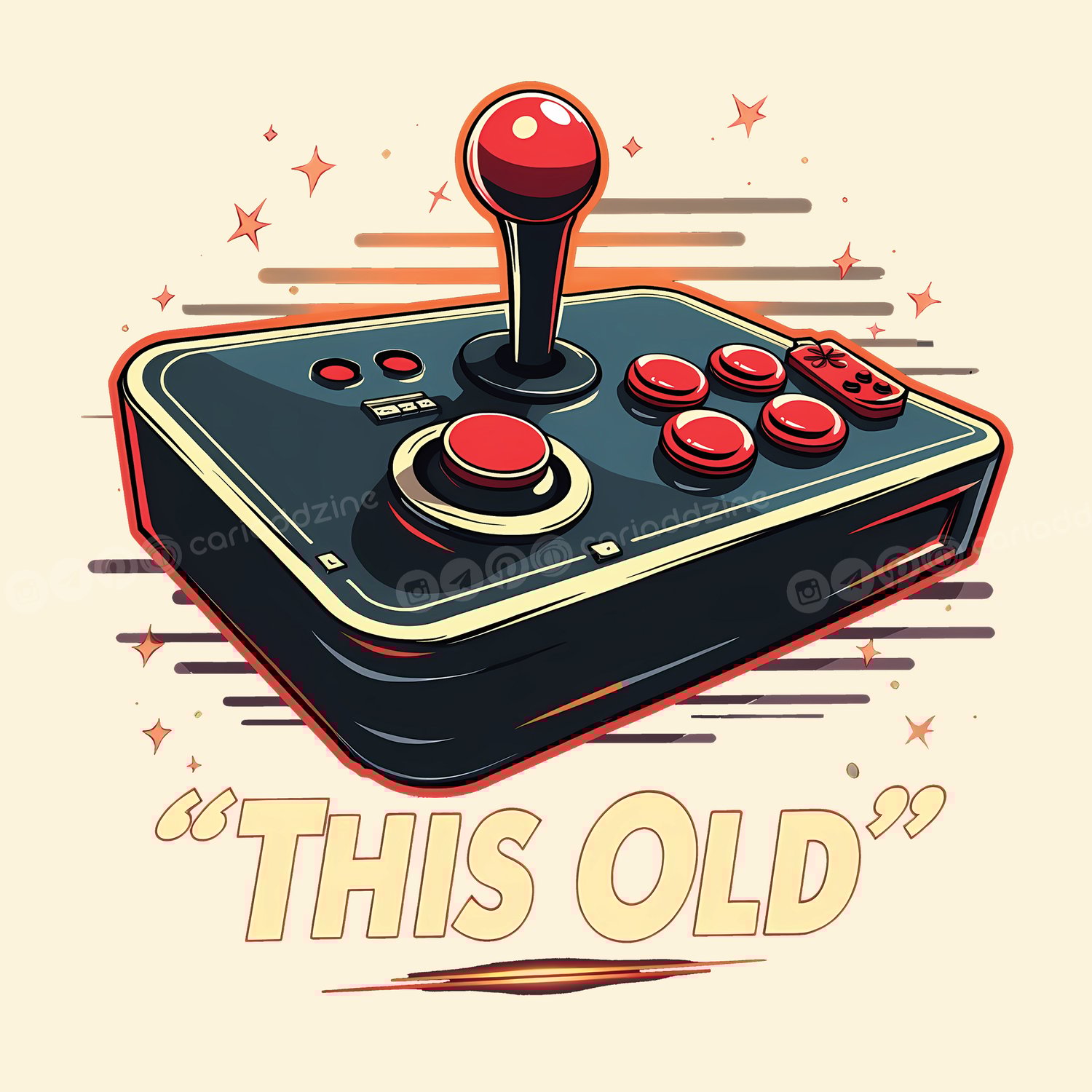 retro gaming, vintage joystick, arcade art, nostalgic designs, gaming decor, Cariad Dzine design