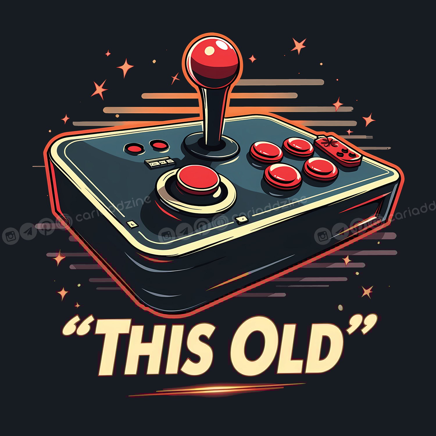 retro gaming, vintage joystick, arcade art, nostalgic designs, gaming decor, Cariad Dzine design