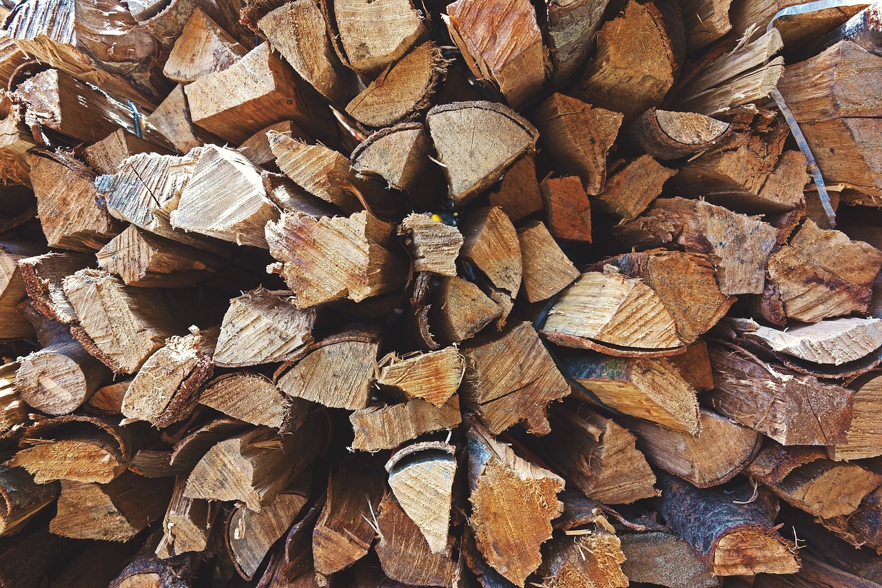 Foto de leña-hoguera-madera