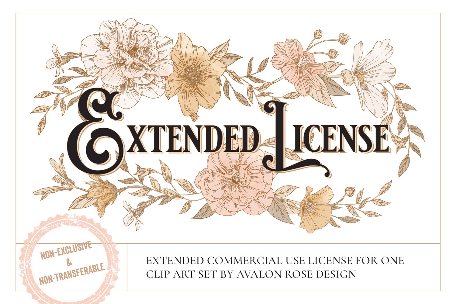 extended license for Avalon Rose Design