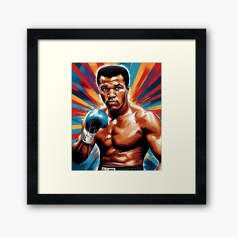 Muhammad Ali Pop Art Portrait