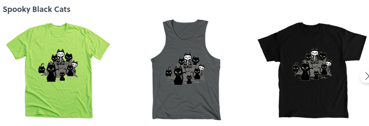 Spooky Cats Shirt - Dianne Keast