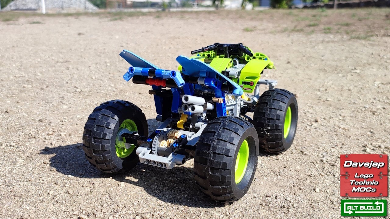 Lego Technic 42037 Quad Bike MOC rebuild