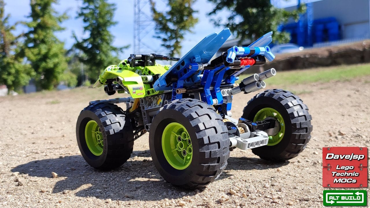 Lego Technic 42037 Quad Bike MOC rebuild