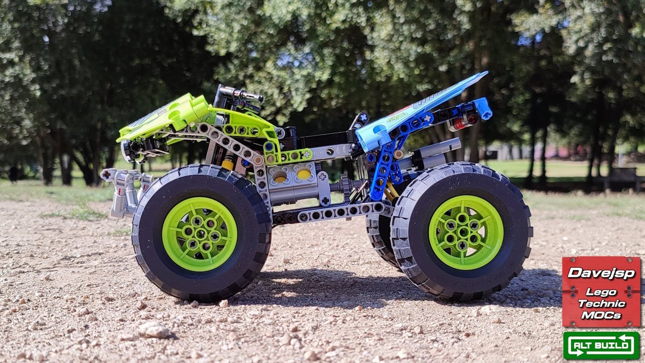 Lego Technic 42037 Quad Bike MOC rebuild