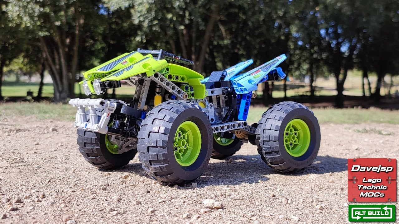 Lego Technic 42037 Quad Bike MOC rebuild