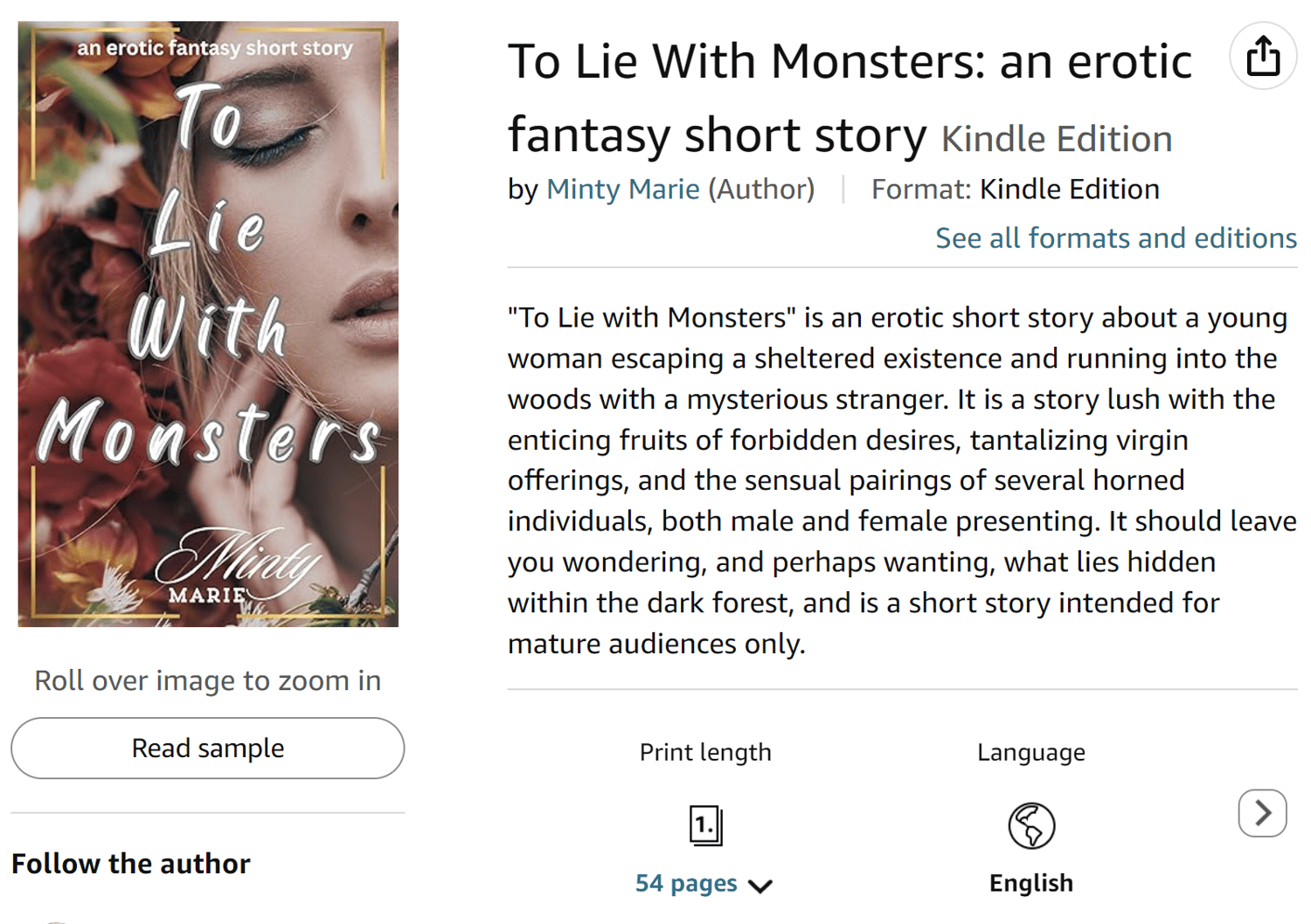 To Lie With Monsters blurb