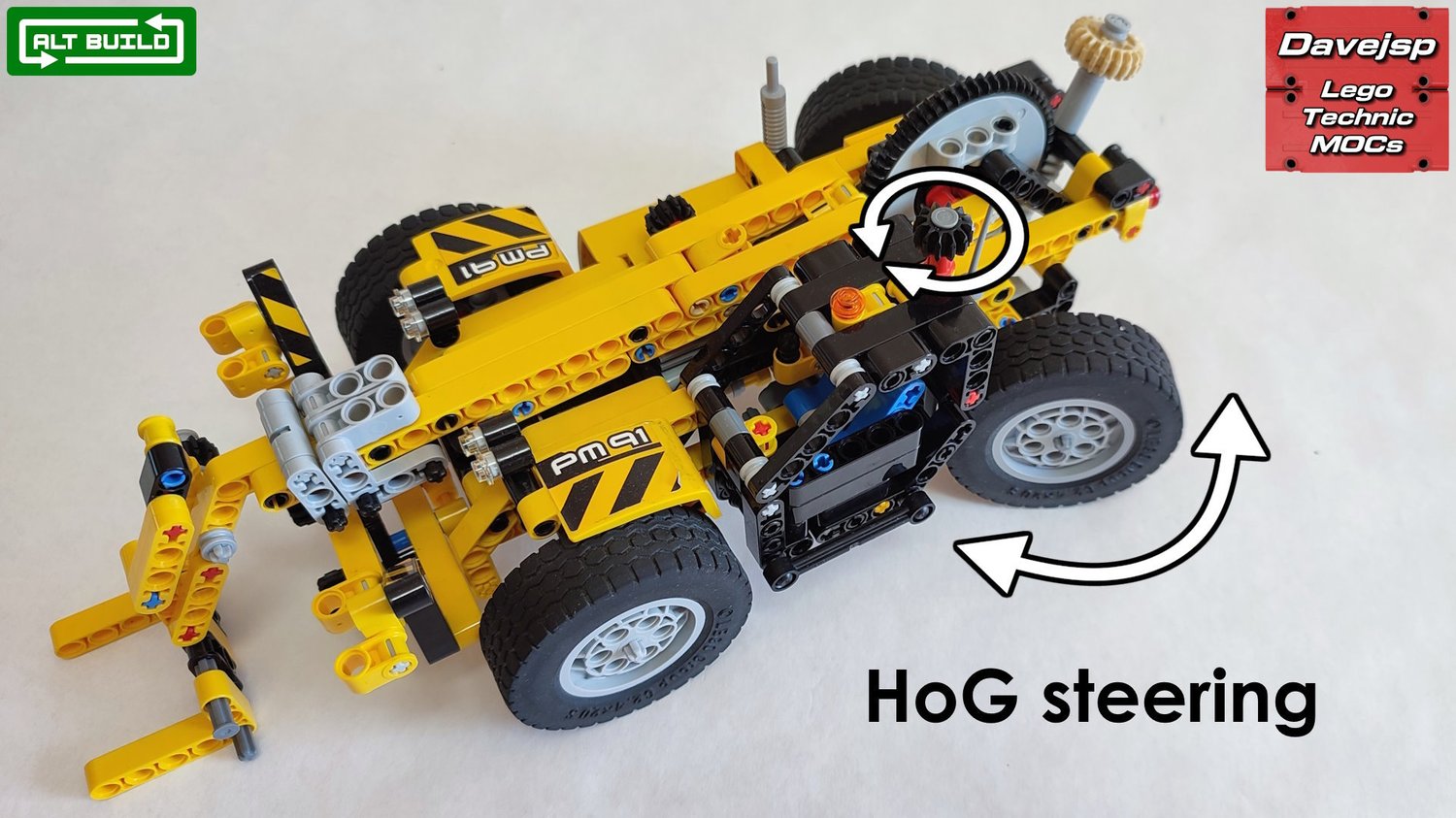 Lego Technic 42049 Telehandler MOC rebuild
