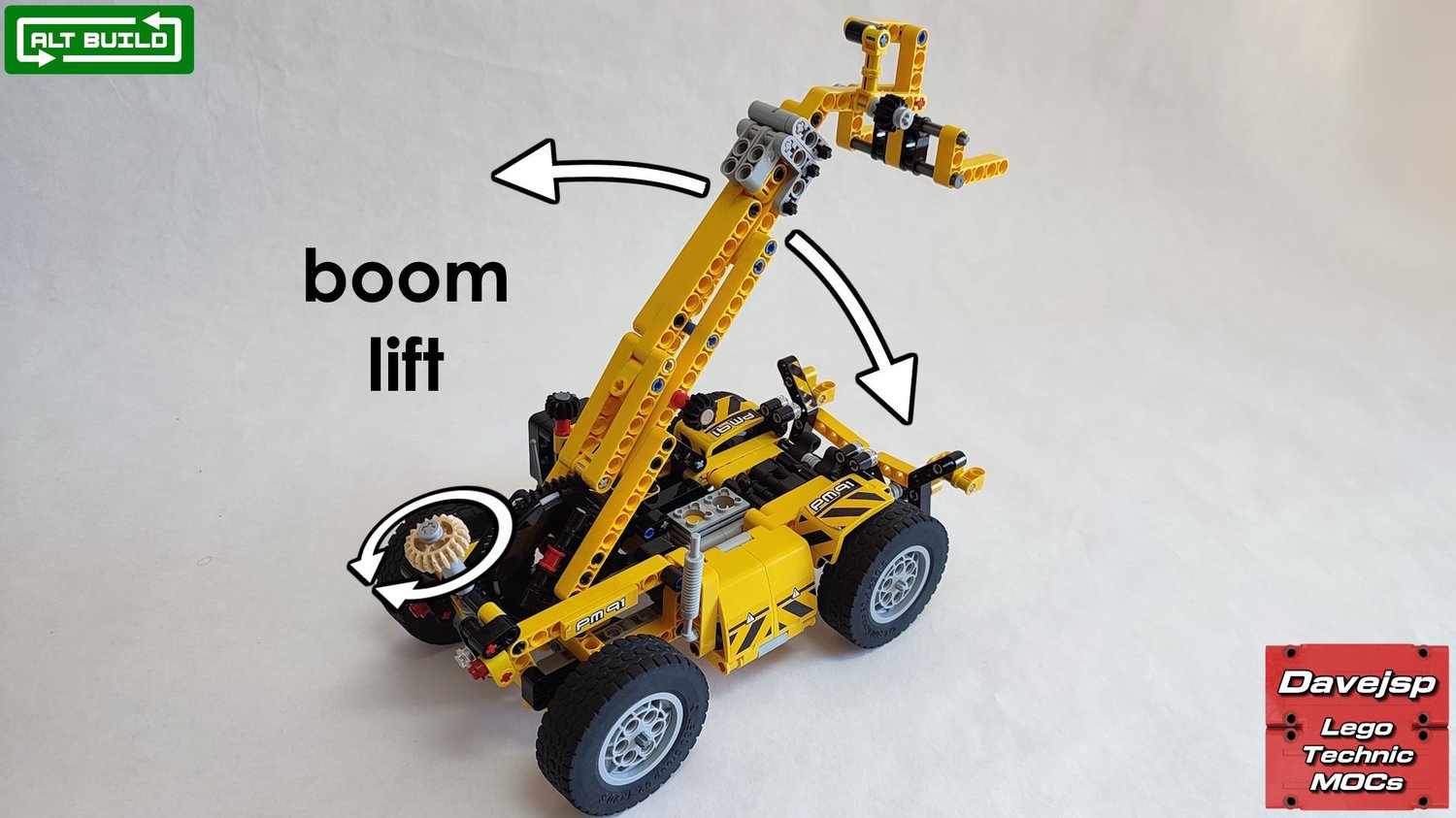 Lego Technic 42049 Telehandler MOC rebuild