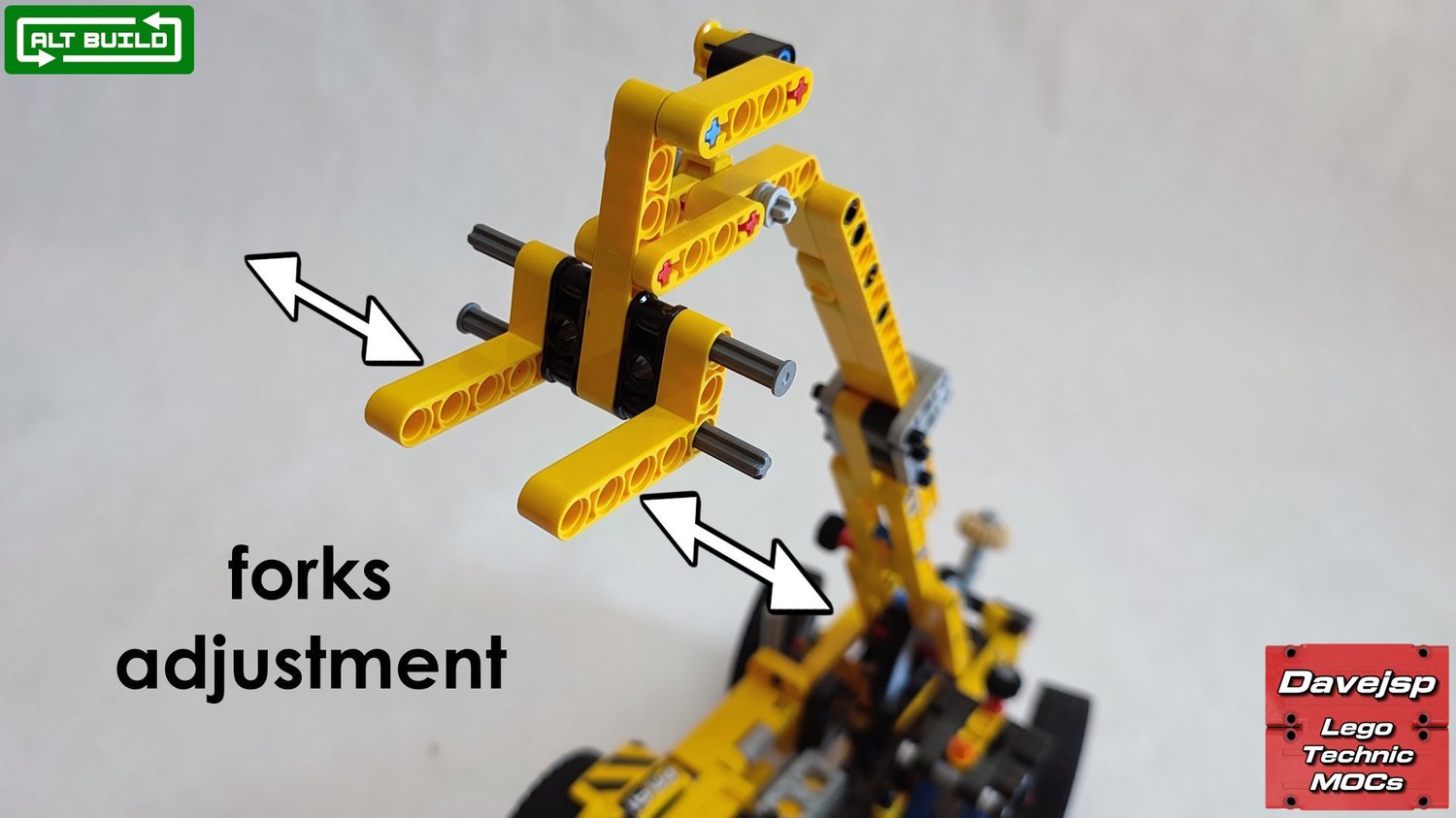Lego Technic 42049 Telehandler MOC rebuild