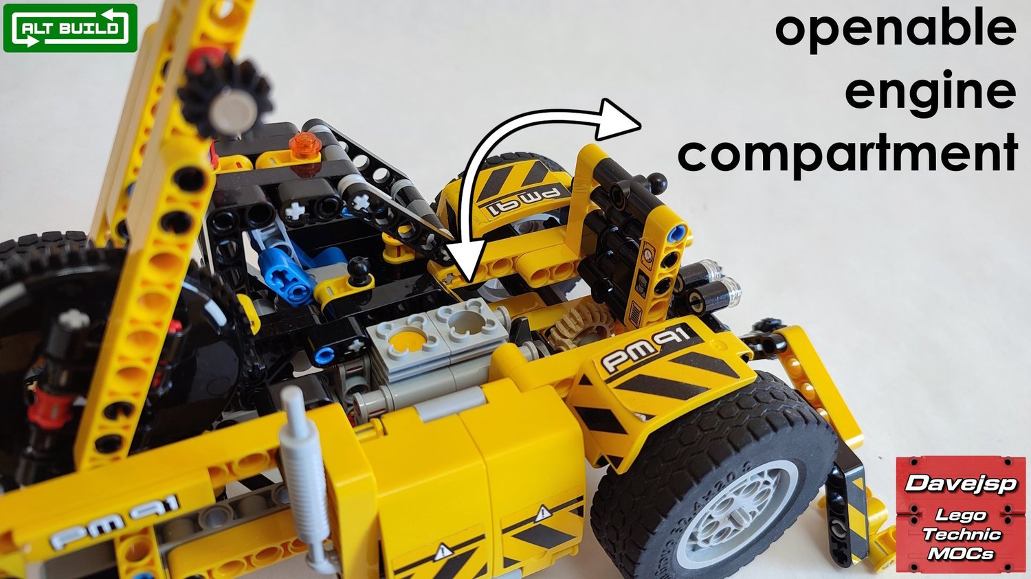 Lego Technic 42049 Telehandler MOC rebuild