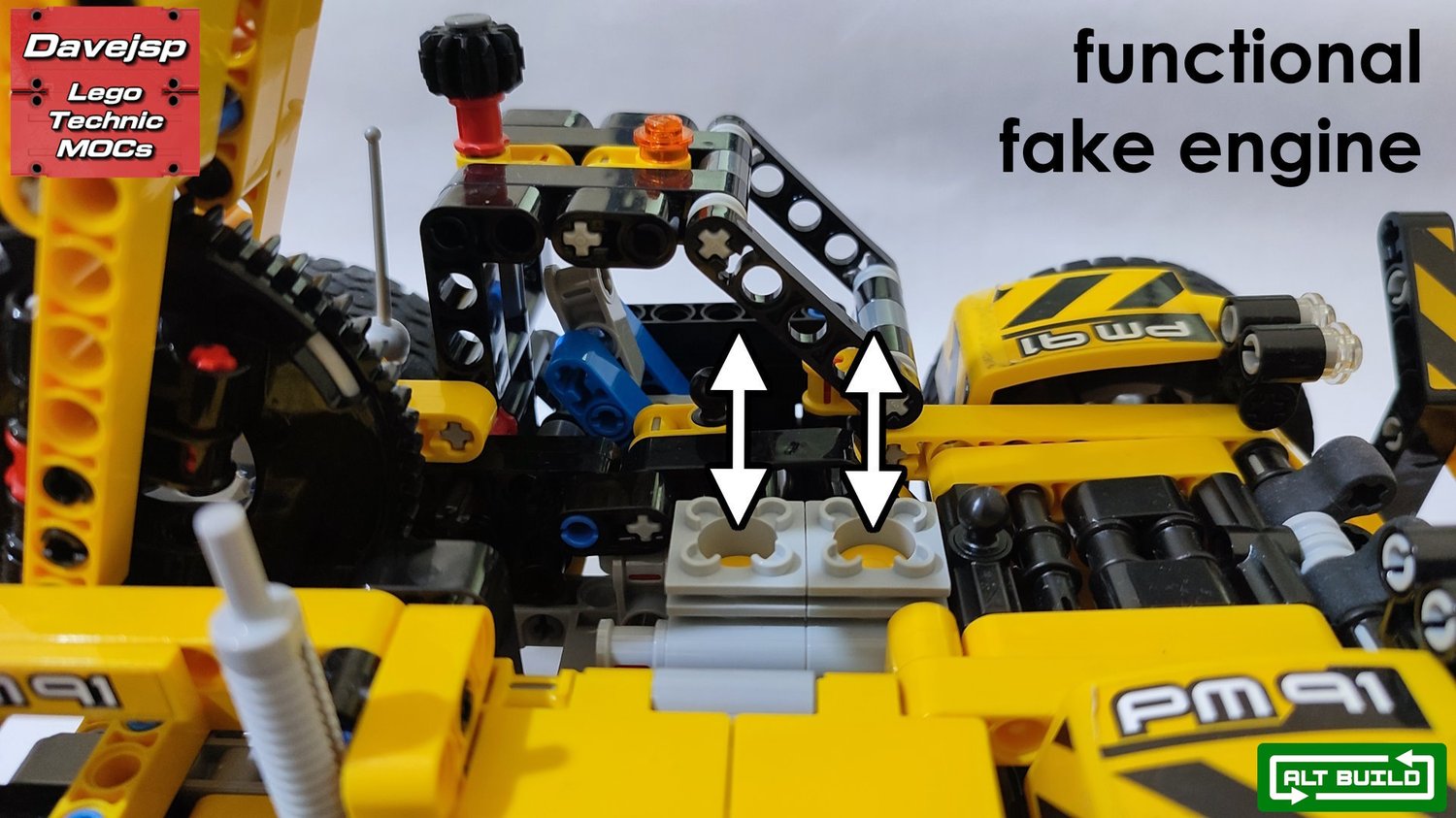Lego Technic 42049 Telehandler MOC rebuild