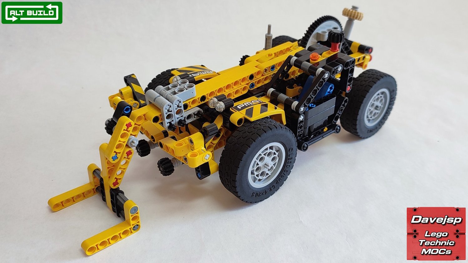 Lego Technic 42049 Telehandler MOC rebuild
