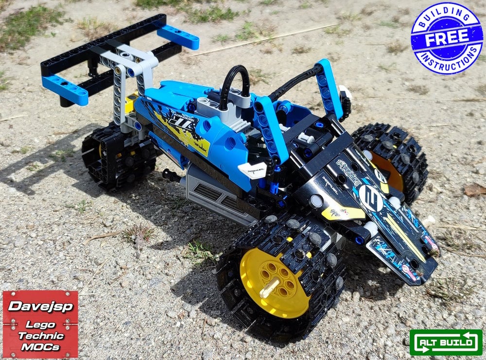 Lego Technic 42095 Racing Inverted Trike MOC rebuild
