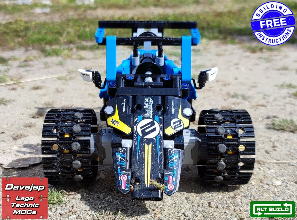 Lego Technic 42095 Racing Inverted Trike MOC rebuild