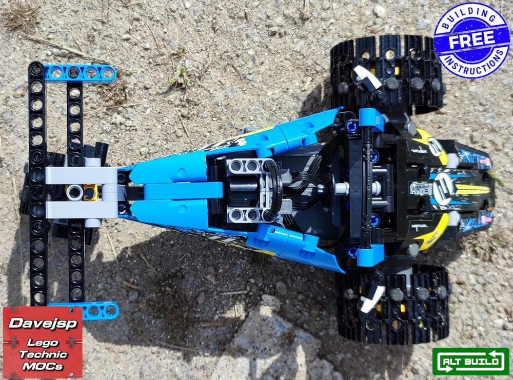 Lego Technic 42095 Racing Inverted Trike MOC rebuild