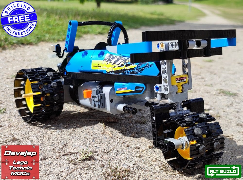 Lego Technic 42095 Racing Inverted Trike MOC rebuild