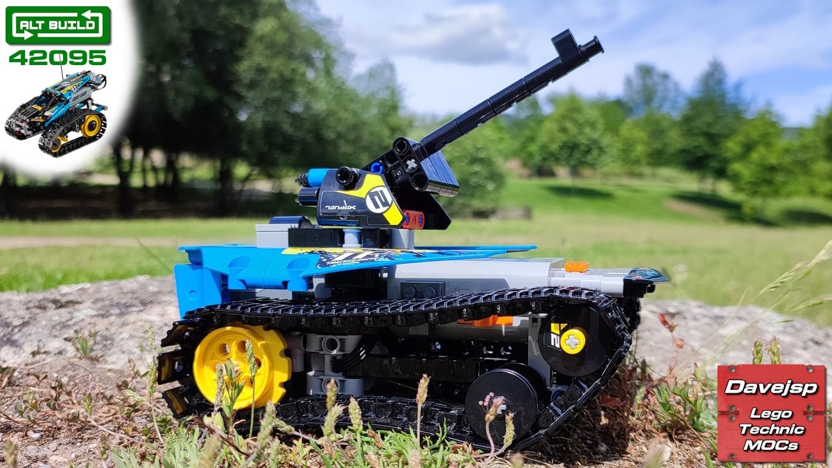 Lego Technic 42095 Battle Tank MOC rebuild