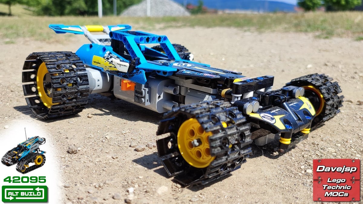 Lego Technic 42095 Formula Off-Roader MOC rebuild