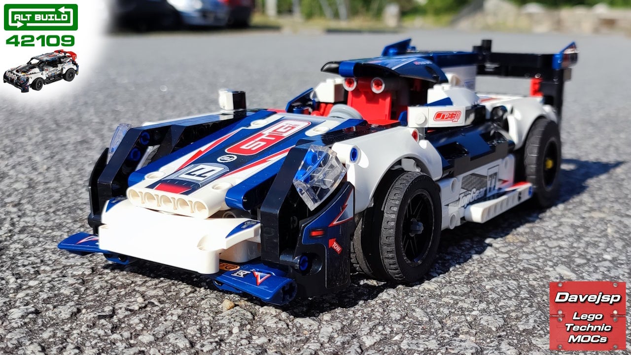 Lego Technic 42109 Le Mans Prototype MOC rebuild