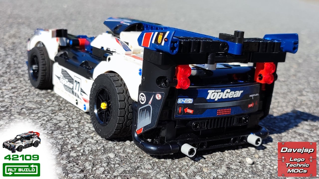 Lego Technic 42109 Le Mans Prototype MOC rebuild