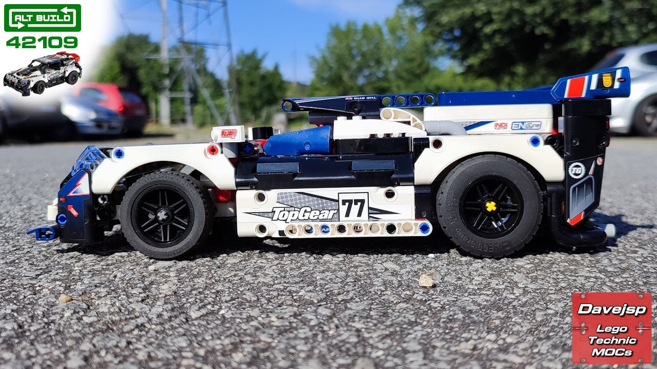 Lego Technic 42109 Le Mans Prototype MOC rebuild