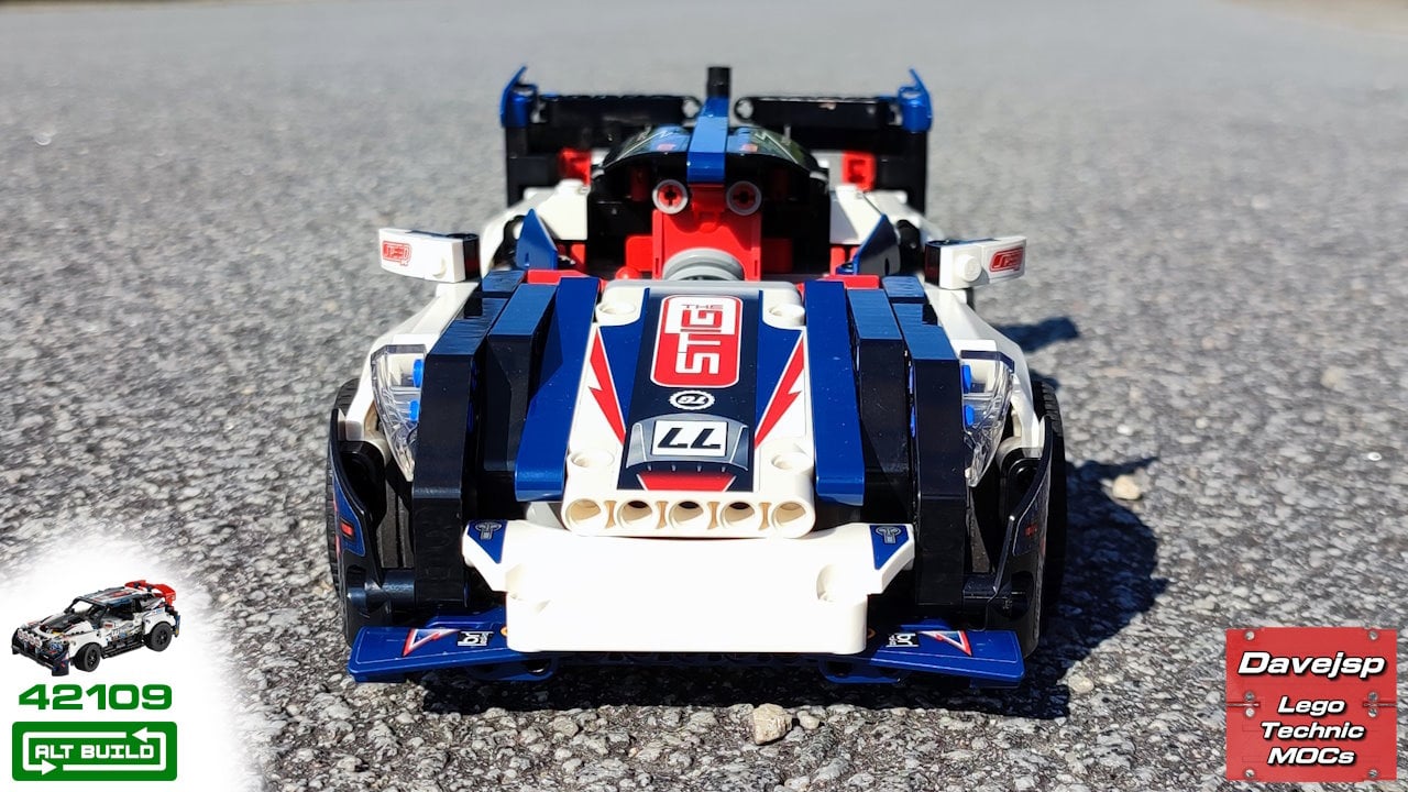 Lego Technic 42109 Le Mans Prototype MOC rebuild