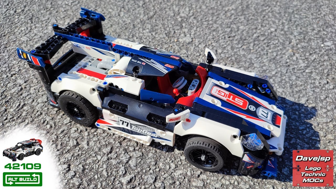 Lego Technic 42109 Le Mans Prototype MOC rebuild