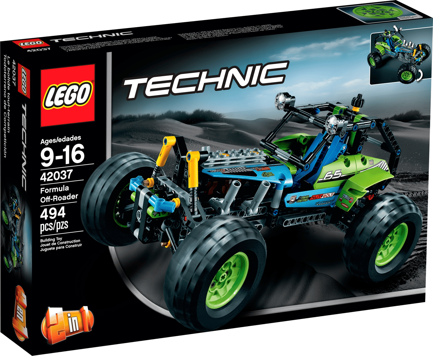 Lego Technic 42037 box