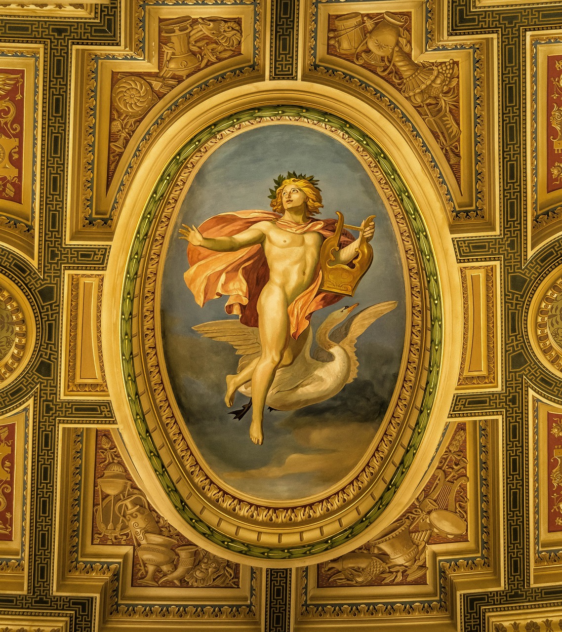 Pintura techo ópera-arte-cuadro