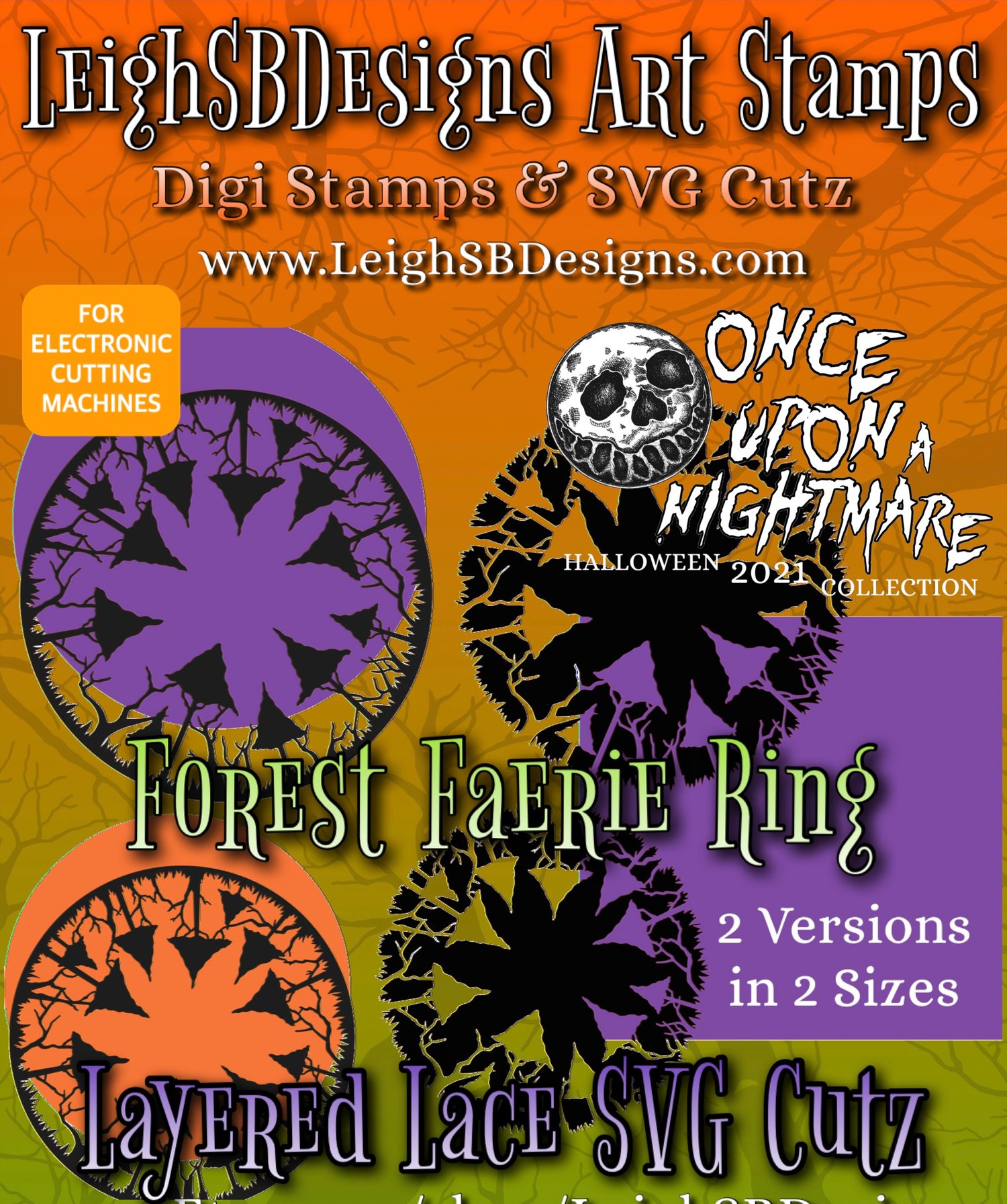 LeighSBDesigns Forest Faerie Ring SVG Cutz