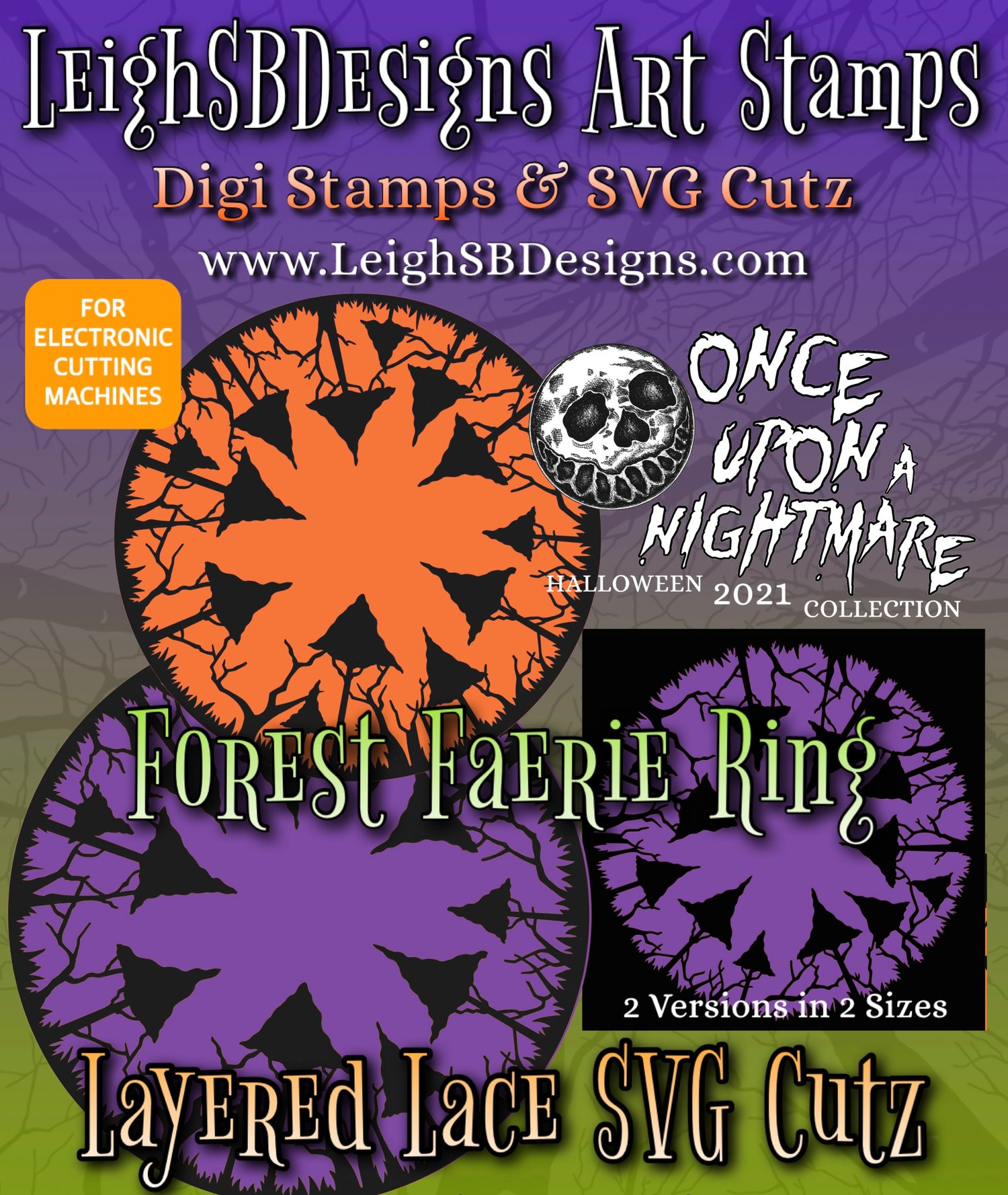LeighSBDesigns Forest Faerie Ring SVG Cutz