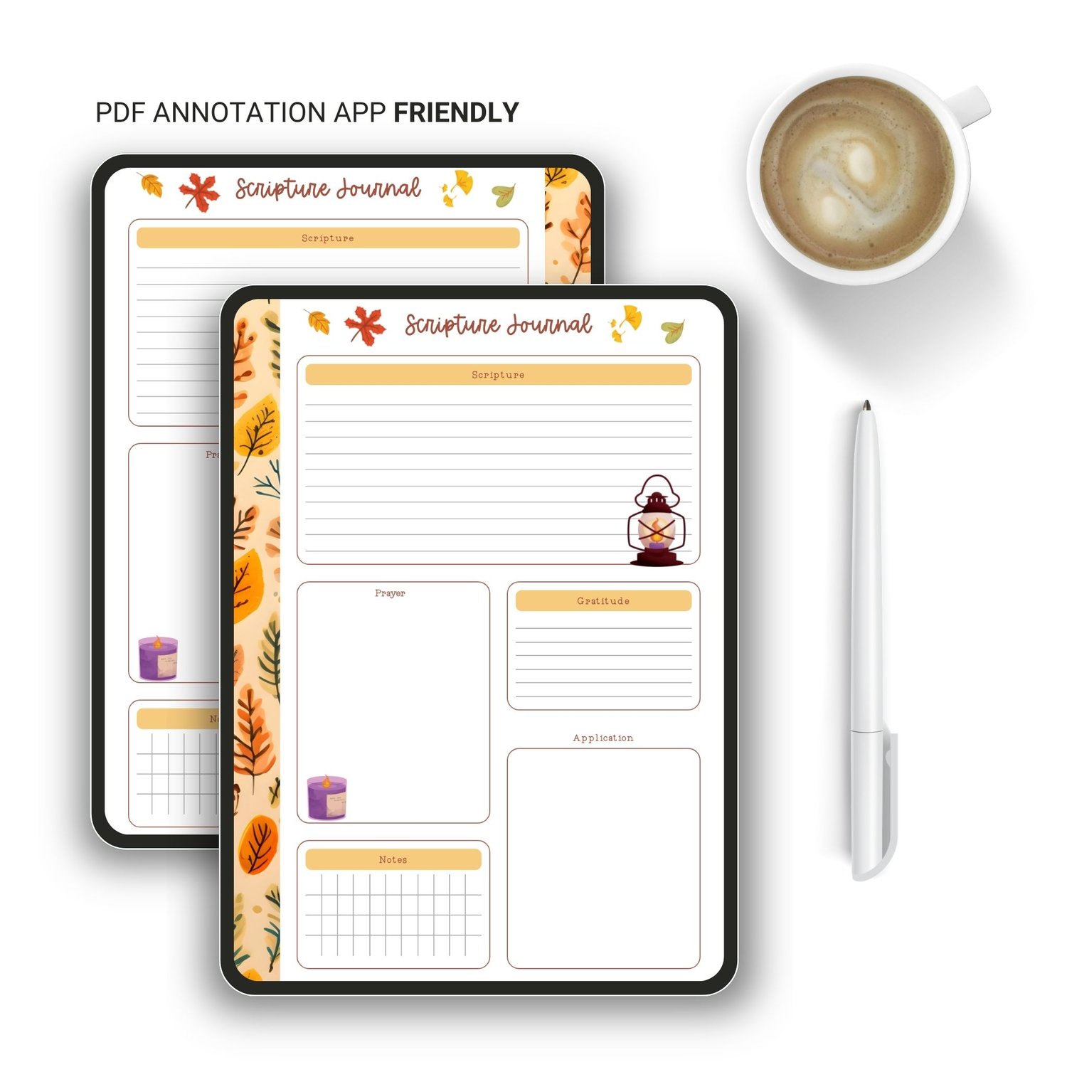 Fall Scripture Journal | Bible Study Journal | Christian Planner