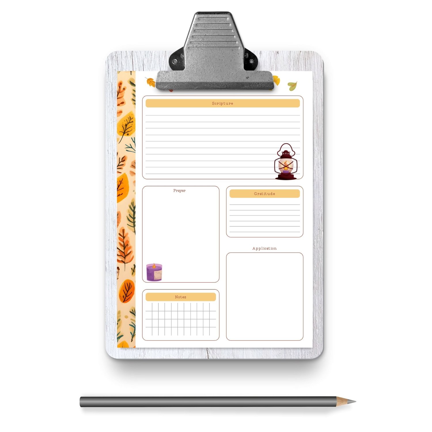 Fall Scripture Journal | Bible Study Journal | Christian Planner