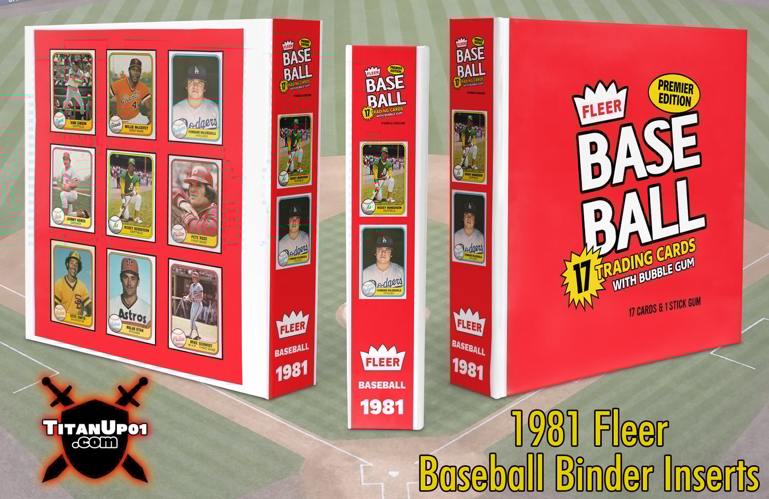 1981 Fleer Baseball Binder Inserts
