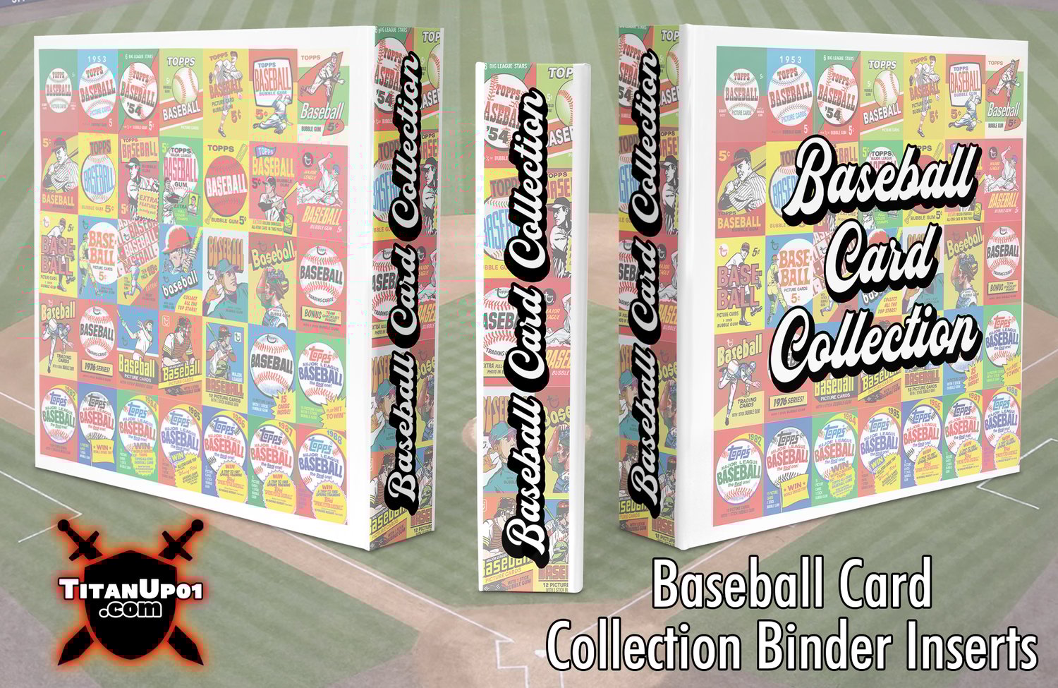 Baseball Card Collection Binder Inserts