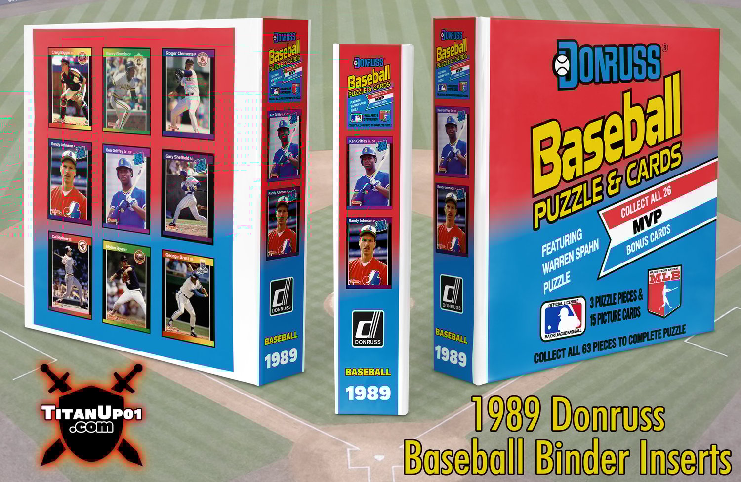 1989 Donruss Baseball Cards Binder Inserts