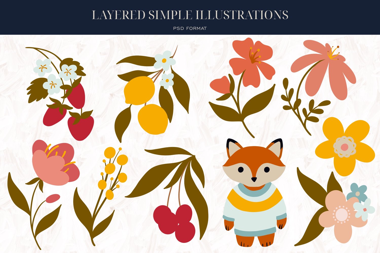 collection of pattern and texture procreate brushes