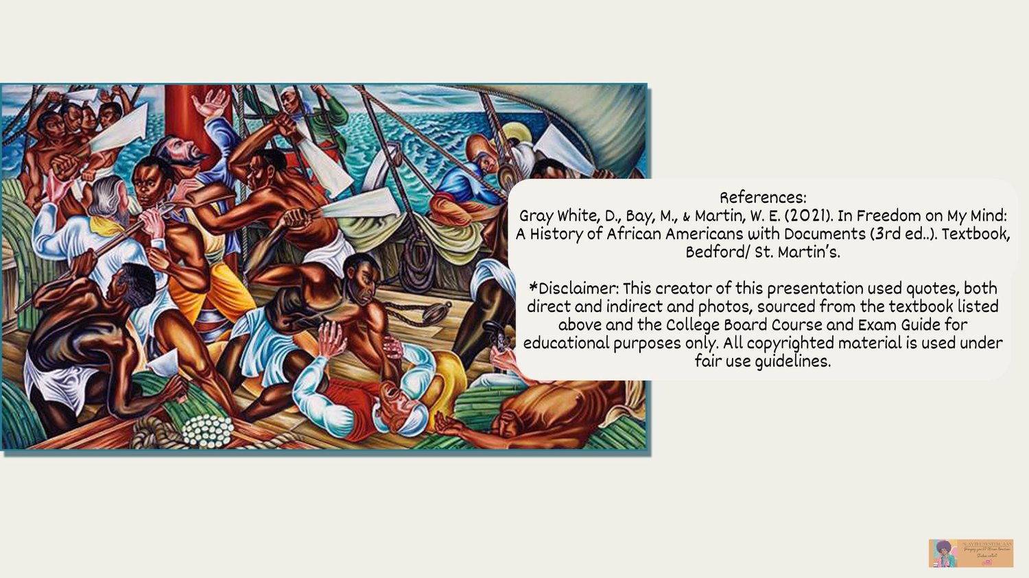 AP African American Studies [POWERPOINT]- Topic 2.13: Resistance 