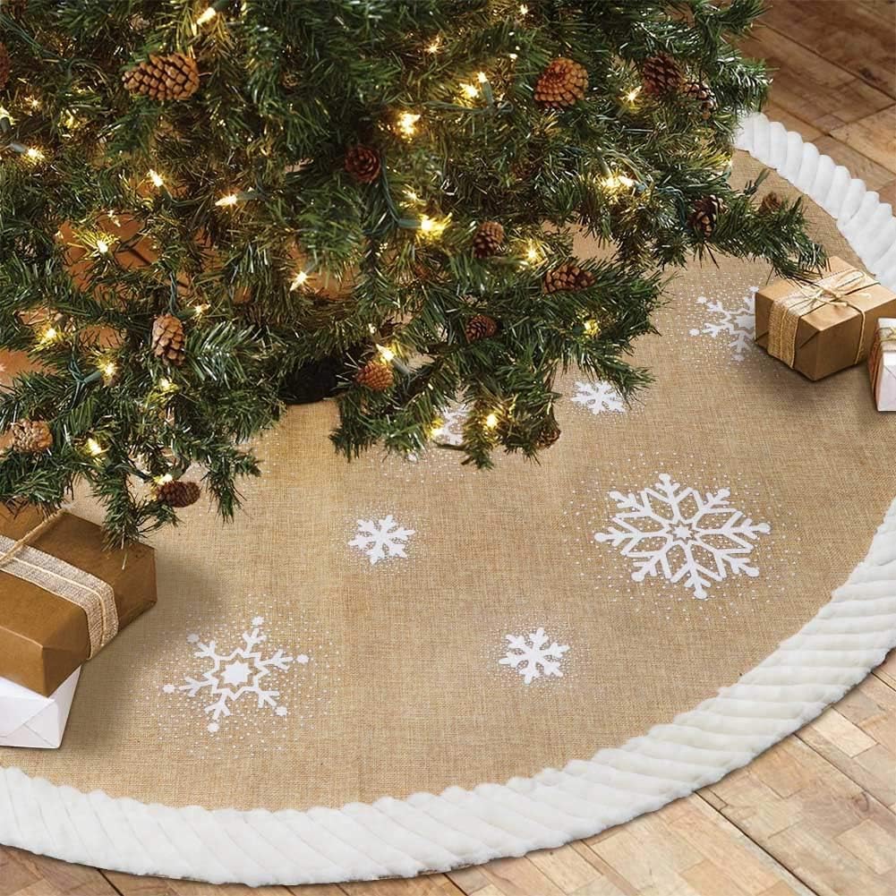 rustic christmas tree skirt