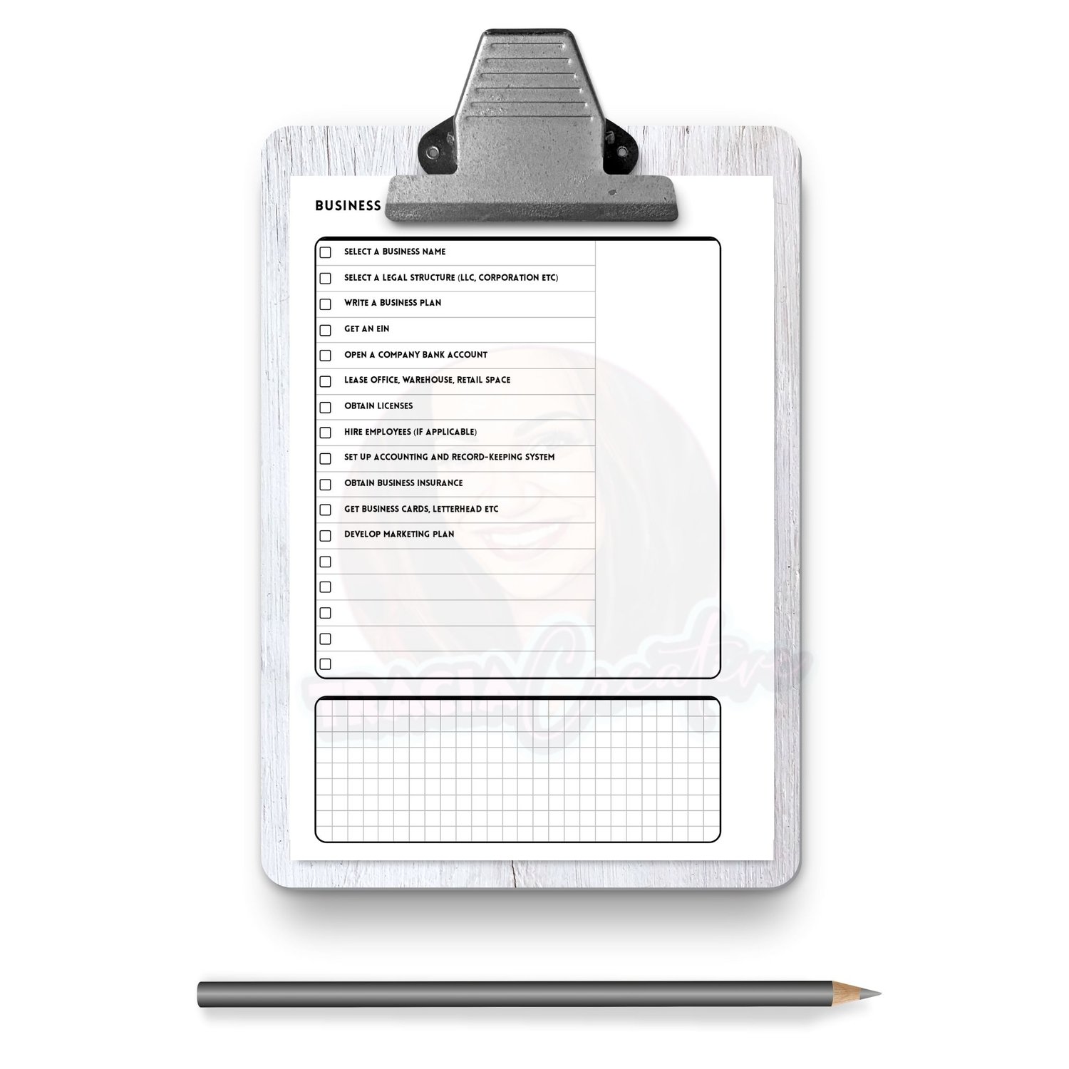 Startup Checklist | Minimalist Printable | Launch Your Business