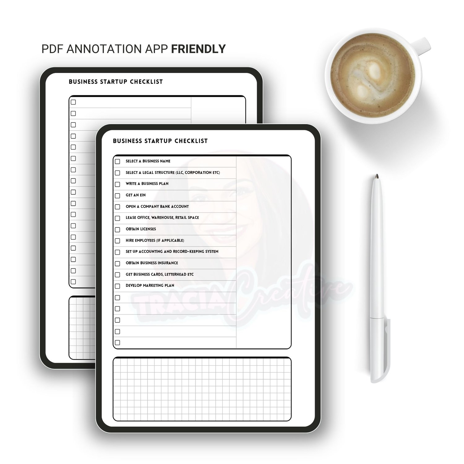 Startup Checklist | Minimalist Printable | Launch Your Business
